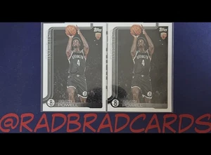 NBA Basketball Brooklyn Nets 25-26 Topps Drake Powell 2 Rookie Card Lot MINT - Picture 1 of 1