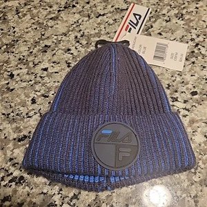 Gorro FILA azul/negro para niños talla única - Imagen 1 de 6