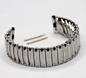 Ristmaster USA Silver Tone Wrist Watch Band Stretch Bracelet - Picture 1 of 11