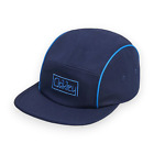 Oakley 5 Panel Pipe Logo Strapback Hat, Foggy Blue (912175) [Brand New]