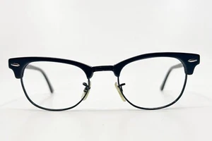 Ray-Ban RB5154 2077 Clubmaster Eyeglasses Black Frames 49-21-140 17464 - Picture 1 of 7