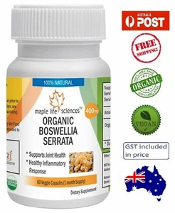ORGANIC Boswellia Serrata (Indian Frankincense) - 400mg - Picture 1 of 2