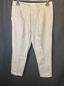 Dondup Leinenhose/Grau/Gr.30/Leger/Zeitlos/Sommer/Stilvoll/Komfort/Designer - Bild 1 von 13