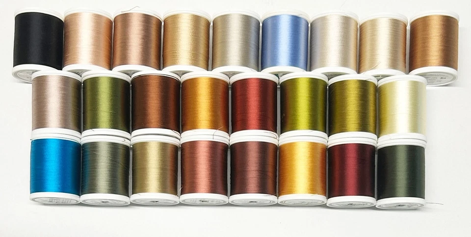 Lot of 25 Spools Madeira Rayon Thread 1000m Art. 9841 Mixed Colors New/Used - Image 1 of 4