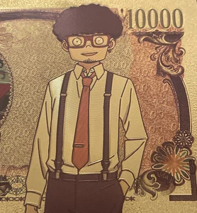 Anime Spy Family 24kt Gold Banknote - Franky Franklin Bookmark Lucky 777 - Picture 1 of 8