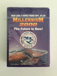 Sealed Deck - Union Label and Service Trades Millennium 2000 Playing Cards Poker - Bild 1 von 8