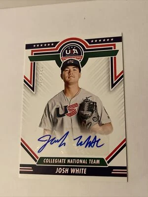 2022 Panini Stars & Stripes USA Blue Ink Auto 334/349 Josh White Collegiate🔥🔥 - Image 1 of 2