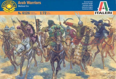 Italeri 1/72 6126 Arab Warriors (Medieval Era)(15 Figures, 12 Horses & 3 Camels) - Image 1 of 4