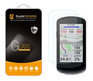 2 x protection d'écran en verre trempé Supershieldz pour Garmin Edge 1040/solaire - Photo 1 sur 5