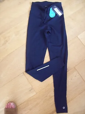 Marks & Spencer Goodmove Navy Size 6 Breathable Exercise Joggers Bnwt • 9.15€