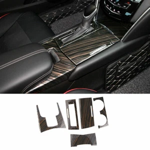Caja de cambios de grano de madera para Cadillac XTS 2013-2019 cambio y cubierta de panel portavasos - Imagen 1 de 9