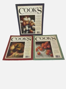Cooks Illustrated Magazine Set of 3 1998 April, June, December - Foto 1 di 2