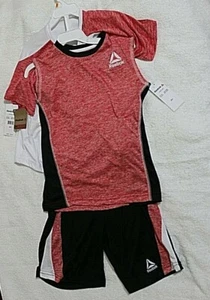 Reebok 3 pc set size 7 Shirt, Shorts, Sleeveless shirt retail $52 - Picture 1 of 2