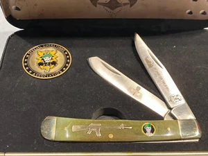 BEST DEAL... FREE KNIFE!  United Cutlery Special Ops. BONE Trapper Knife & Coin - Picture 1 of 12