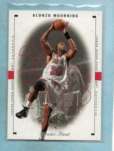ALONZO MOURNING - 1998-99 SP Authentic - #47 - Heat - MINT  
