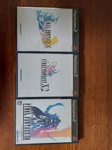 PS2 Final Fantasy X&X-2& Final Fantasy XII Set Square Enix FF PlayStation2Japan - Picture 1 of 6