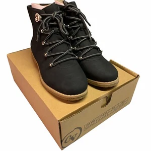 Comfortview The Neri Bootie Black Side Zip Size 7M Nubuck-Like Upper - Picture 1 of 9