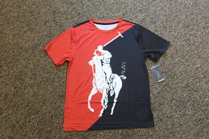New Polo Ralph Lauren Little Boys Big Pony Performance T-Shirt - Large  (14-16) - Picture 1 of 3