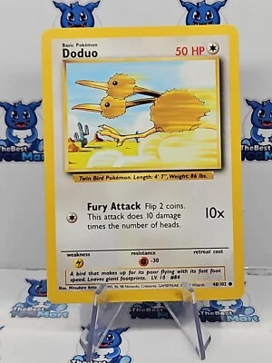 Pokémon Doduo Base Set 48/102 MP  - Image 1 of 2