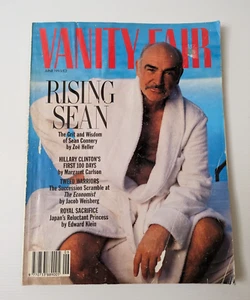 Vintage 90s Vanity Fair Magazine Sean Connery - June 1993 - Picture 1 of 12