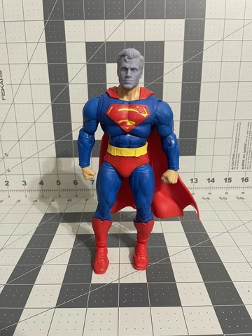 3D Printed -1/12 Superman Smirk Henry Cavill Headsculpt McFarlane Scale Cover