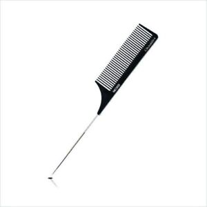Fine Tooth Metal Tail Detangling Styling Carbon Comb No Break 10 Year Warranty