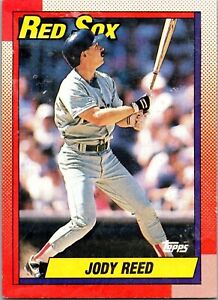  1990 Jody Reed   Red Sox 96 Topps Baseball Sports Trading Card 