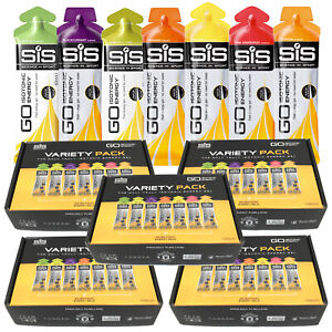 SIS Go Isotonic 60ml Energy Gels - Mixed Flavours (Variety Pack of 35 gels)