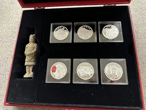 2015 Discover China Silver 6-Coin Set with Terracotta Figurine   A10 - Bild 1 von 3