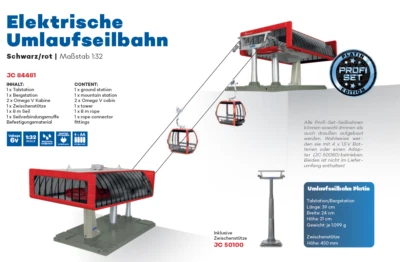 Jc 84481 Cable Car Jägerndorfer D Line Profiset Black Red 1:32 New OVP - Image 1 of 4