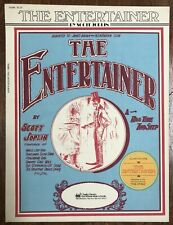 1972 The Entertainer Rag Time Two Step Sheet Music By Scott Joplin