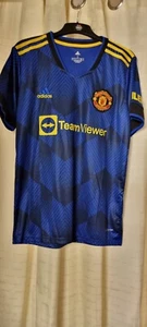 Manchester United 3rd Shirt 21-22 Size S New Without Tags - Picture 1 of 2
