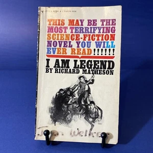 I am Legend by Richard Matheson 1964 Rare Vtg Bantam PB Movie Tie In Free Ship - Picture 1 of 7