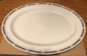 Rowland & Marsellus Company Staffordshire England Vintage Platter Rose Border A+ - Picture 1 of 12