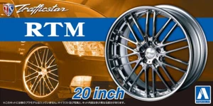 1:24 Scale Aoshima TrafficStar RTM 20inch Wheels and Tyre Set for model kits JDM - Picture 1 of 1