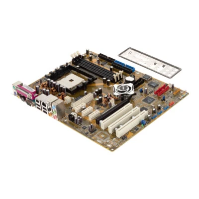 Mainboard ATX ASUS K8N4-E Deluxe Socket 754 DDR PCIe PCI - Image 1 of 3