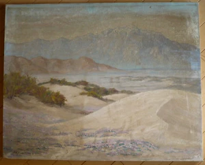 A. WESLEY ANDERSON AUFGEFÜHRT FRÜH CA KALIFORNIEN WÜSTE IMPRESSIONIST PLEIN AIR ÖL - Bild 1 von 12