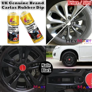 4x Matt Black Professional Car Rubber Spray Rubber Paint Rubber Plasti dip Paint - Picture 1 of 10
