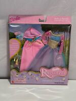 2001 Mattel Barbie Doll as Rapunzel Fashion Gift Set Clothes MIB 