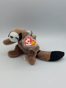 Ty Beanie Babies Ringo The Raccoon New With Tags And Plastic Protector