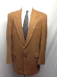Fioravanti Couture Men's Caramel 100% Cashmere Sport Coat Jacket Blazer   +A-24 - Picture 1 of 12
