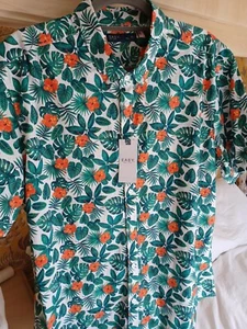 Men's Shirt EASY XL (more a L) small fit Holiday Tropical Hawaii - Bild 1 von 5