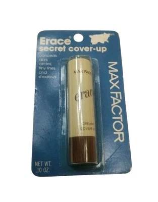 New In Package Vintage Max Factor Erace Secret Cover-Up Shade Medium Conceals - Image 1 of 4