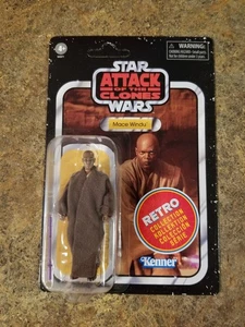 NEU Hasbro Star Wars: Attack of Clones Retro Collection Mace Windu 3,75" Figur - Bild 1 von 3