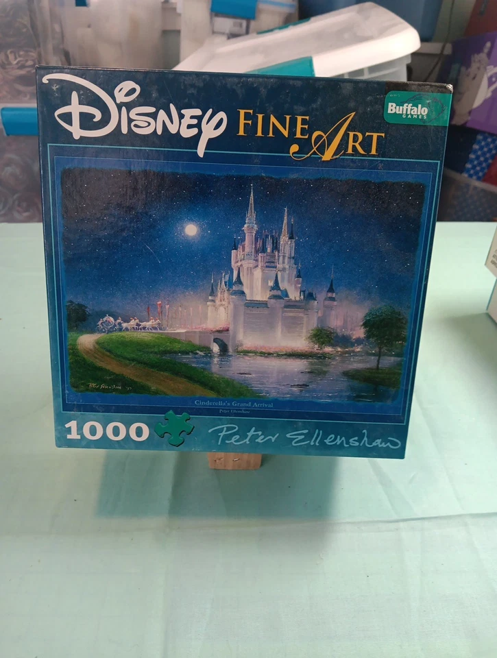 Quebra-cabeça Disney Fine Art Cinderela Grande Chegada 1000 peças NOVO Peças Seladas - Imagem 1 de 4