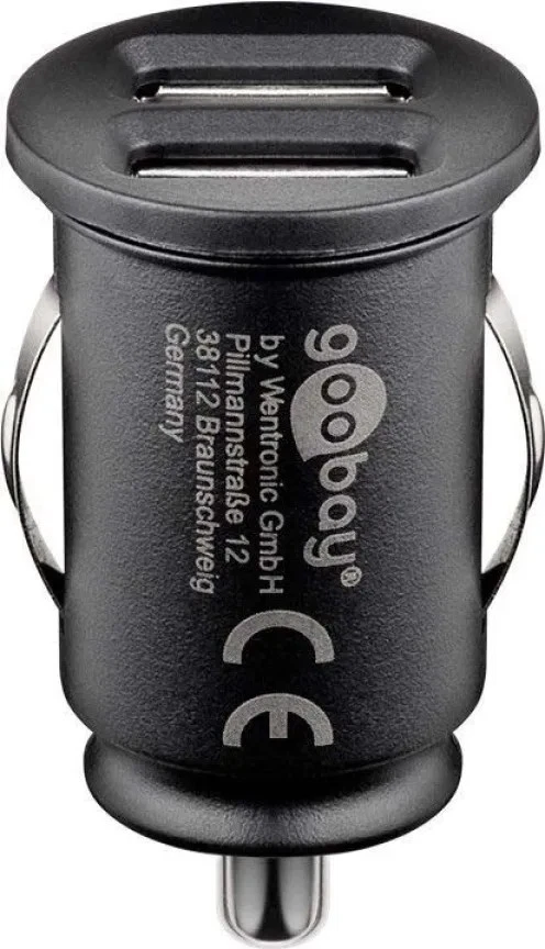 Goobay KFZ Dual Ladeadapter 12/24V - Schwarz (44177)