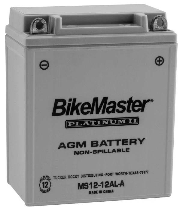 BikeMaster AGM Platinum II Battery fits Kawasaki Vulcan 500 EN500C LTD 1996-2009 Foto 1 de 1