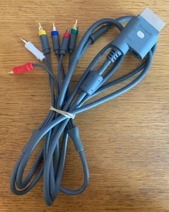 HD TV Component Composite Audio Video AV Cable Cord for Microsoft Xbox 360 - Picture 1 of 2