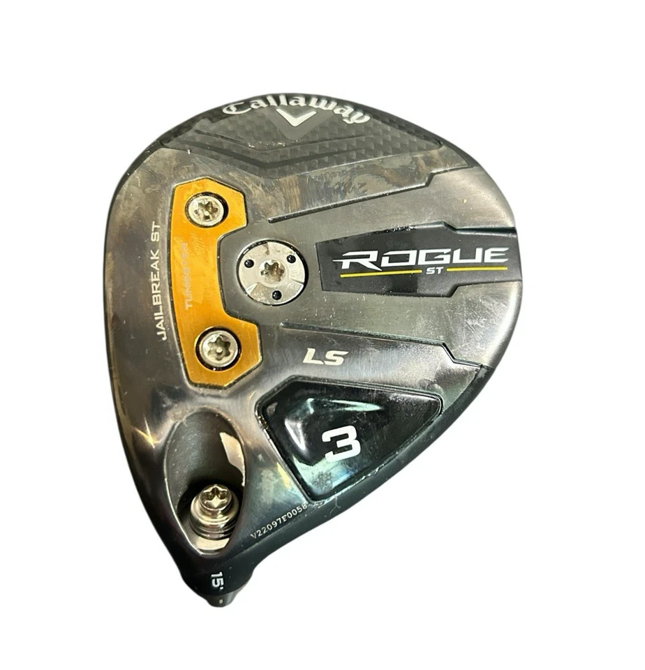 Callaway Rogue ST LS 3 Wood 15 Degree HEAD ONLY Left Hand Used - Image 1 of 4