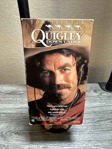 Quigley Down Under VHS Tom Selleck Alan Rickman Mick Martin Vintage Movie - Picture 1 of 11